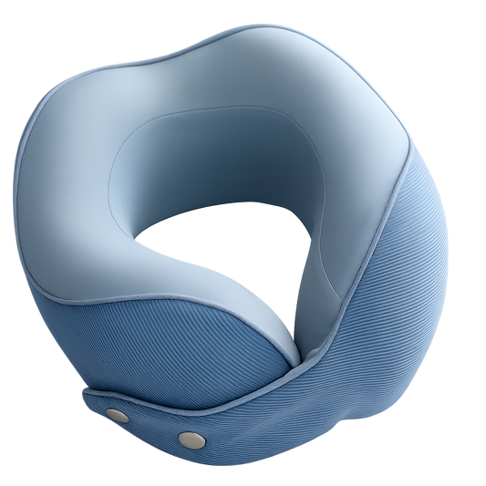 Comfiers Travel Neck Pillow with 100% Pure Memory Foam